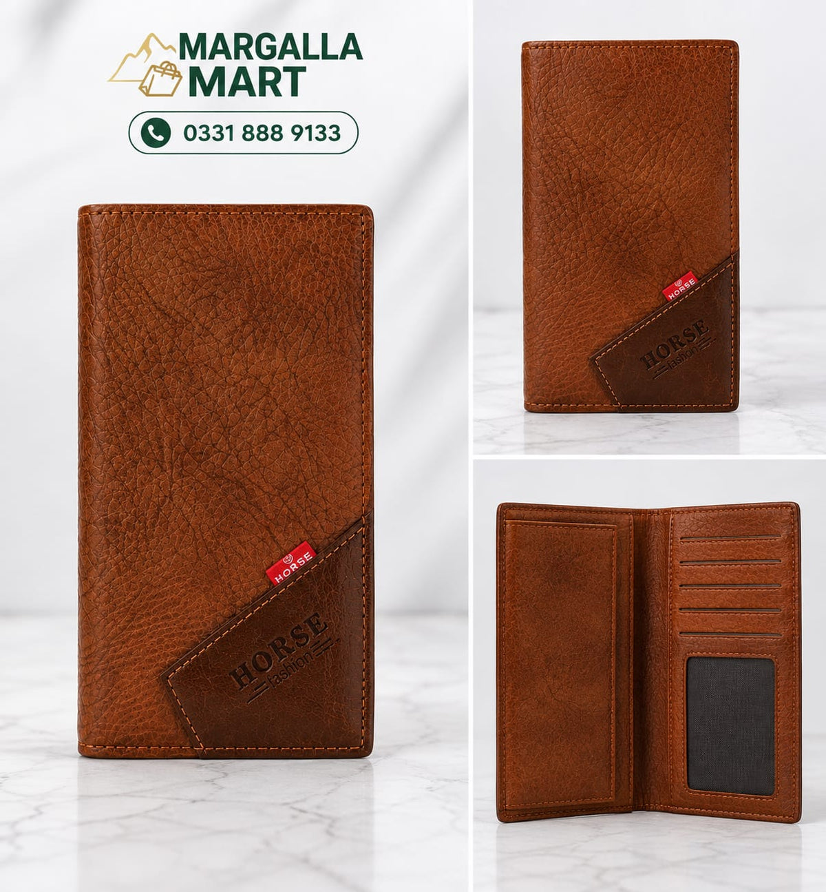 Premium Men’s Long Leather Wallet