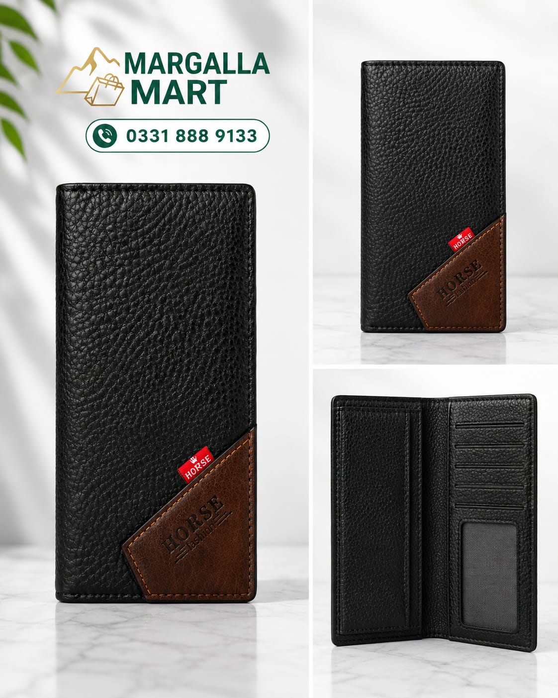 Premium Men’s Long Leather Wallet