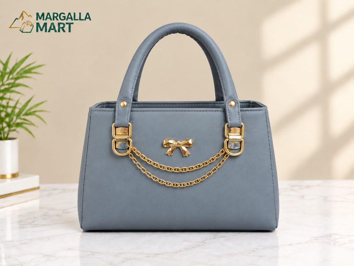 Elegant Women’s Handbag – Premium Chain Detail Shoulder & Tote Bag