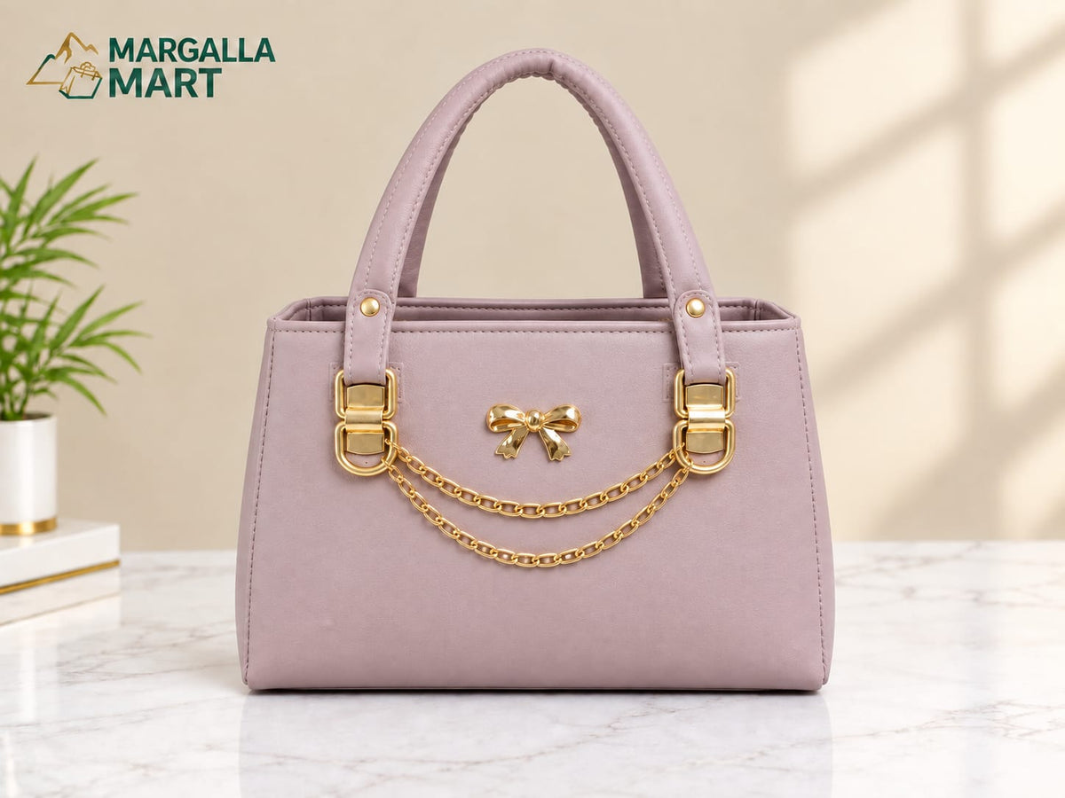 Elegant Women’s Handbag – Premium Chain Detail Shoulder & Tote Bag